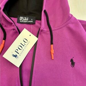 New with Tags! Ralph Lauren Polo Women’s Purple Hoodie